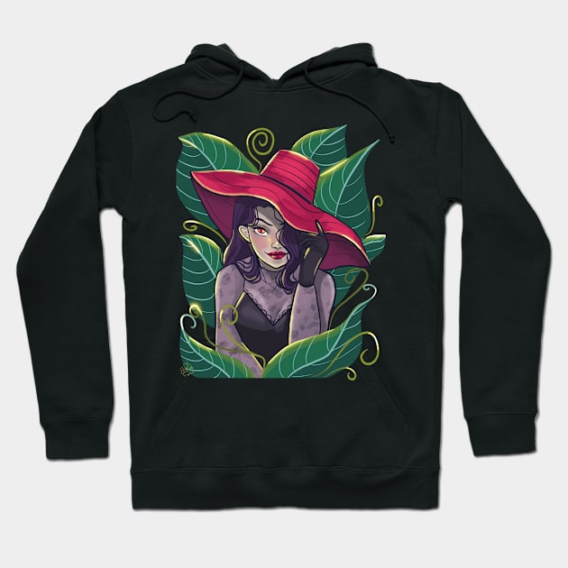 Witch and plants Hoodie by Ereidiam